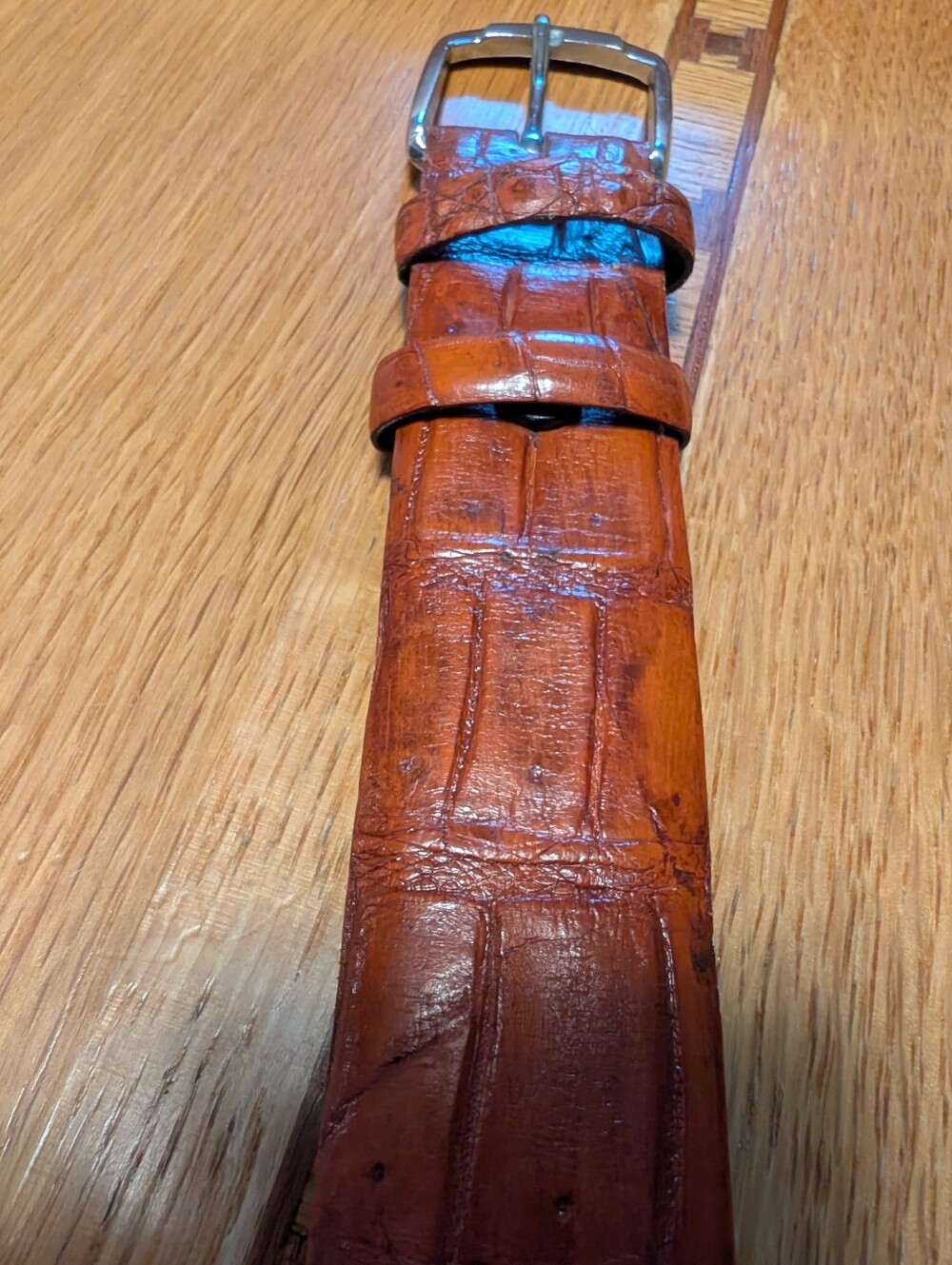 Vintage Crocodile Belt,40"